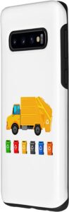 Galaxy S10 Recycling Trash Truck Funny Kids Garbage Bin Truck Cool Case Cheapest Price