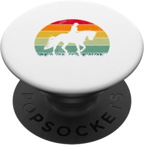 Retro Girl Horse Riding Vintage Cowgirl Texas Ranch Cute Fun PopSockets Swappable PopGrip Best Price