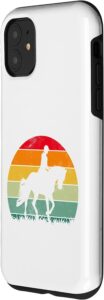iPhone 11 Retro Girl Horse Riding Vintage Cowgirl Texas Ranch Cute Fun Case Cheapest Price