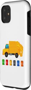 iPhone 11 Recycling Trash Truck Funny Kids Garbage Bin Truck Cool Case Cheapest Price