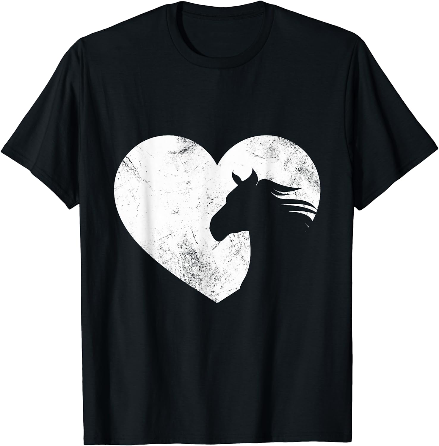 Love Horse Heart Riding Girl For Cowgirl Equestrian Cute T-Shirt Best Price