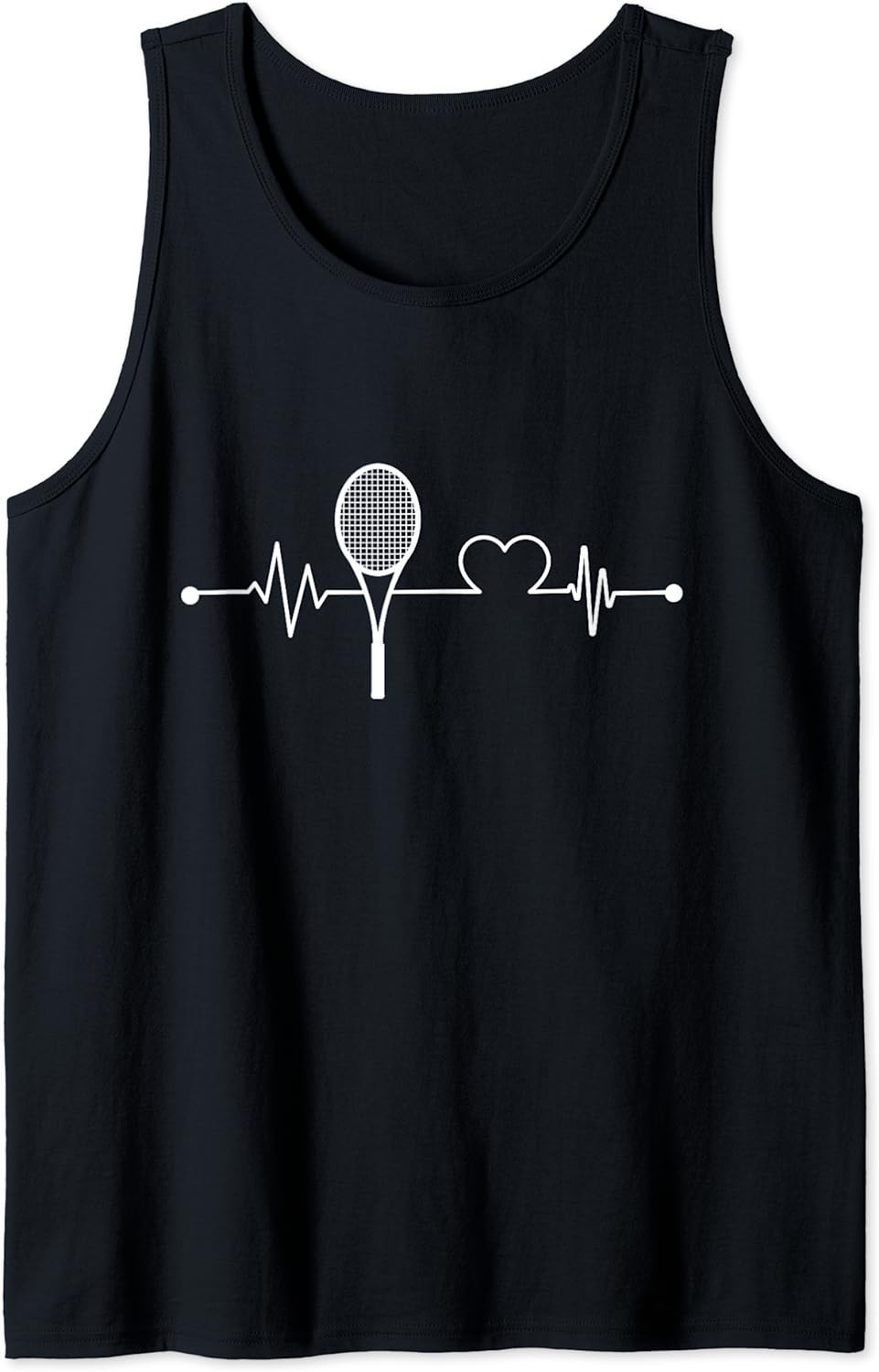 Tennis Heartbeat Tennis Lovers and Tennis players Apparel Tank Top Best Price