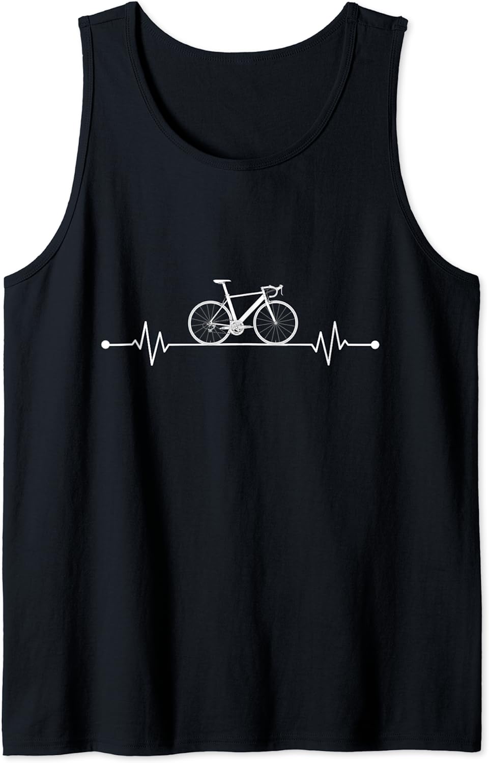 Funny Cycling Heartbeat - Bicycle Love Biking Cycling Lover Tank Top Best Price