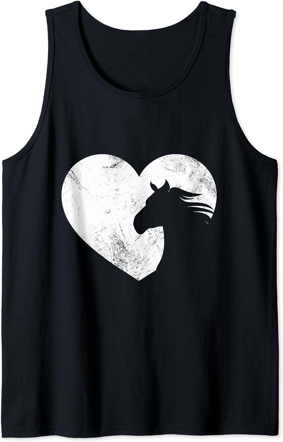 Love Horse Heart Riding Girl For Cowgirl Equestrian Cute Tank Top Best Price